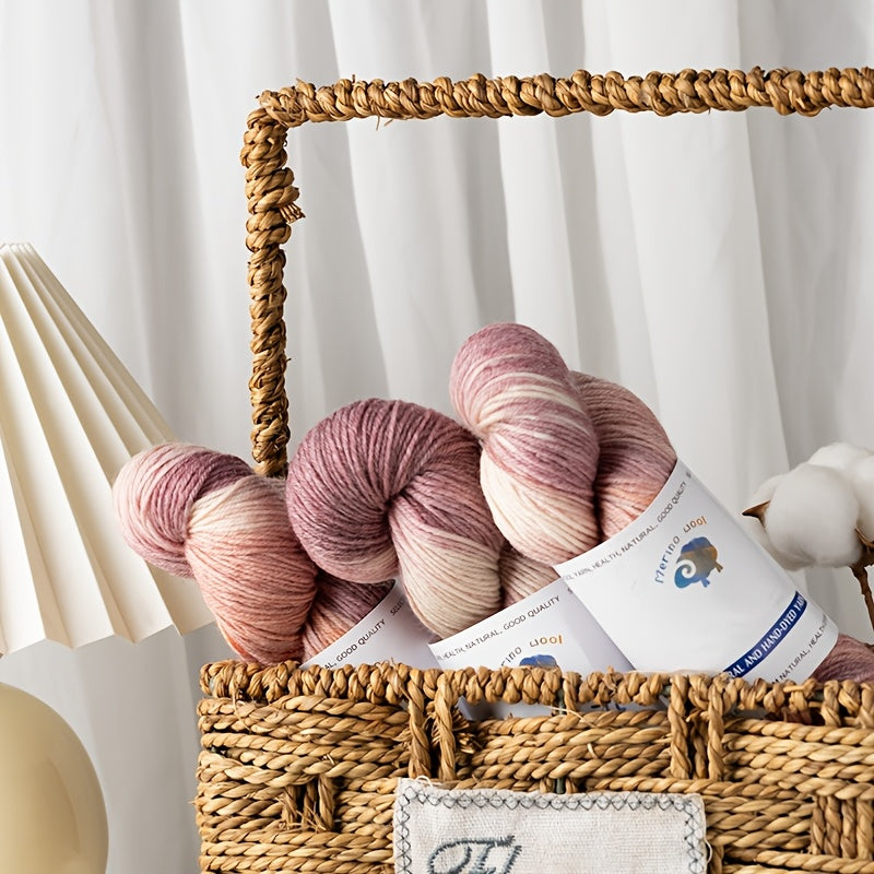 {3pcs} Hand-dyed Wool Yarn