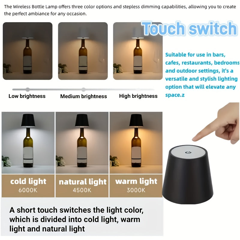 LED Bottle Lampshade
