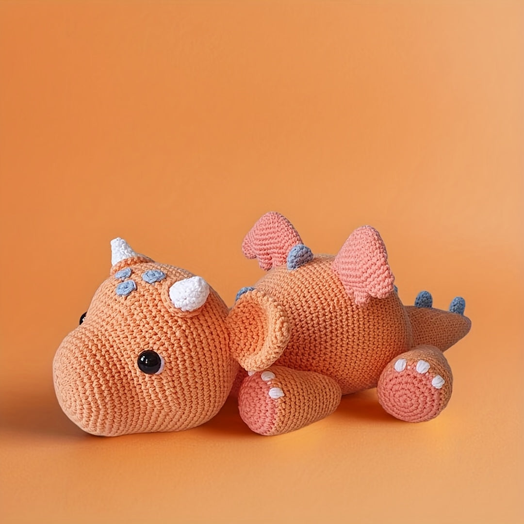 of Flame Mountain Fire Dragon Crochet Material Pack