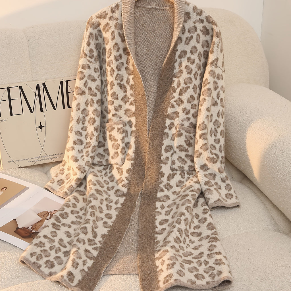 Leopard Print Cardigan