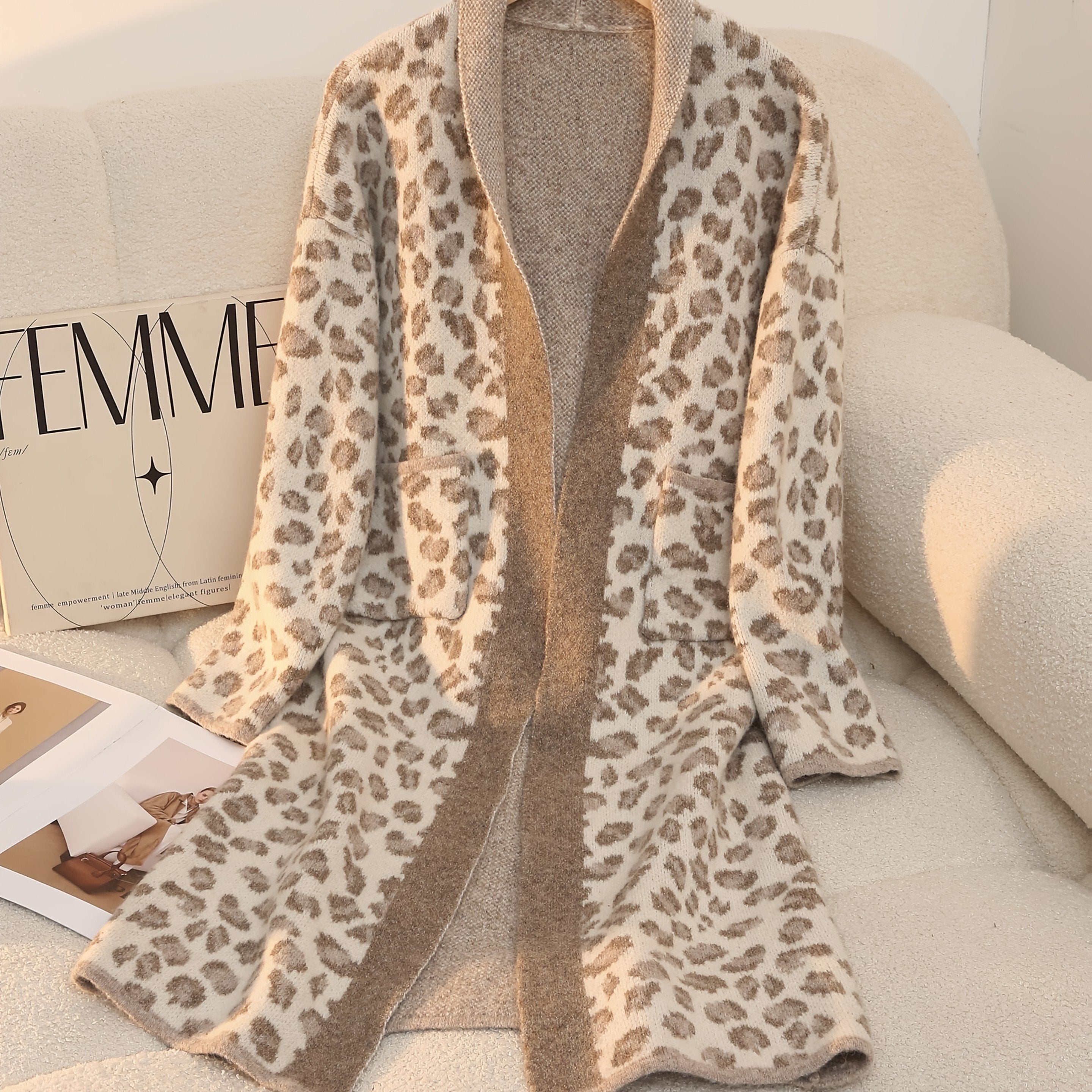 Leopard Print Cardigan