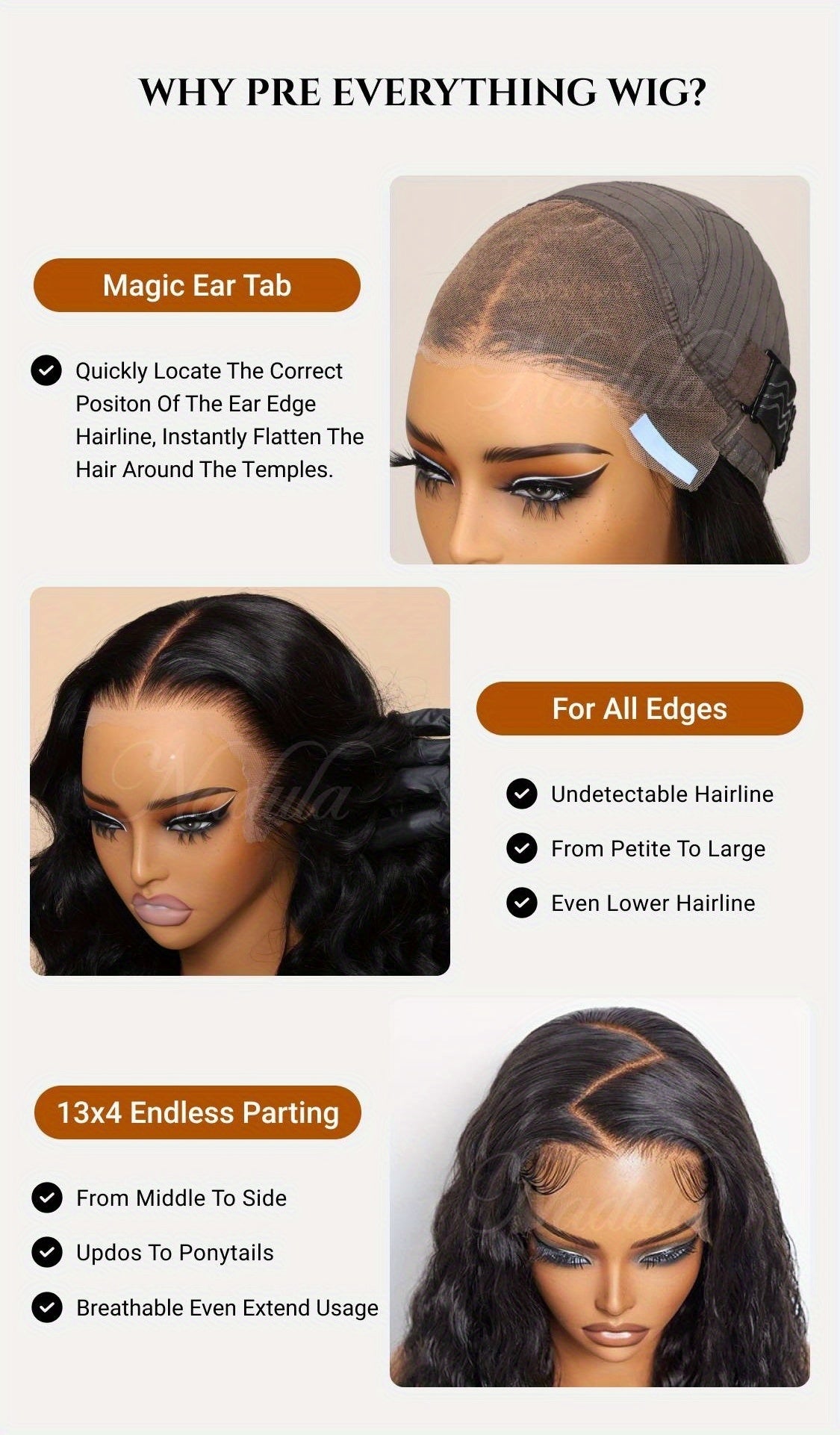 13x4 Sandy Blonde Ombre Loose Body Wave Lace Frontal Wig