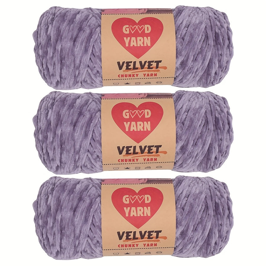 600g Big Chenille Velvet Yarn