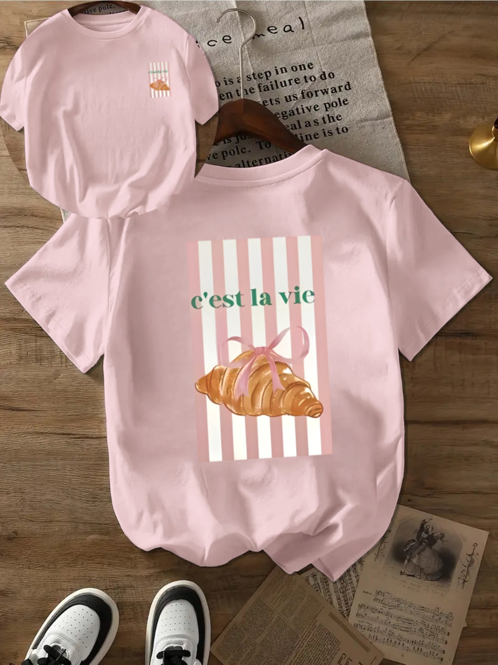 Casual Short Sleeve Crew Neck T-Shirt