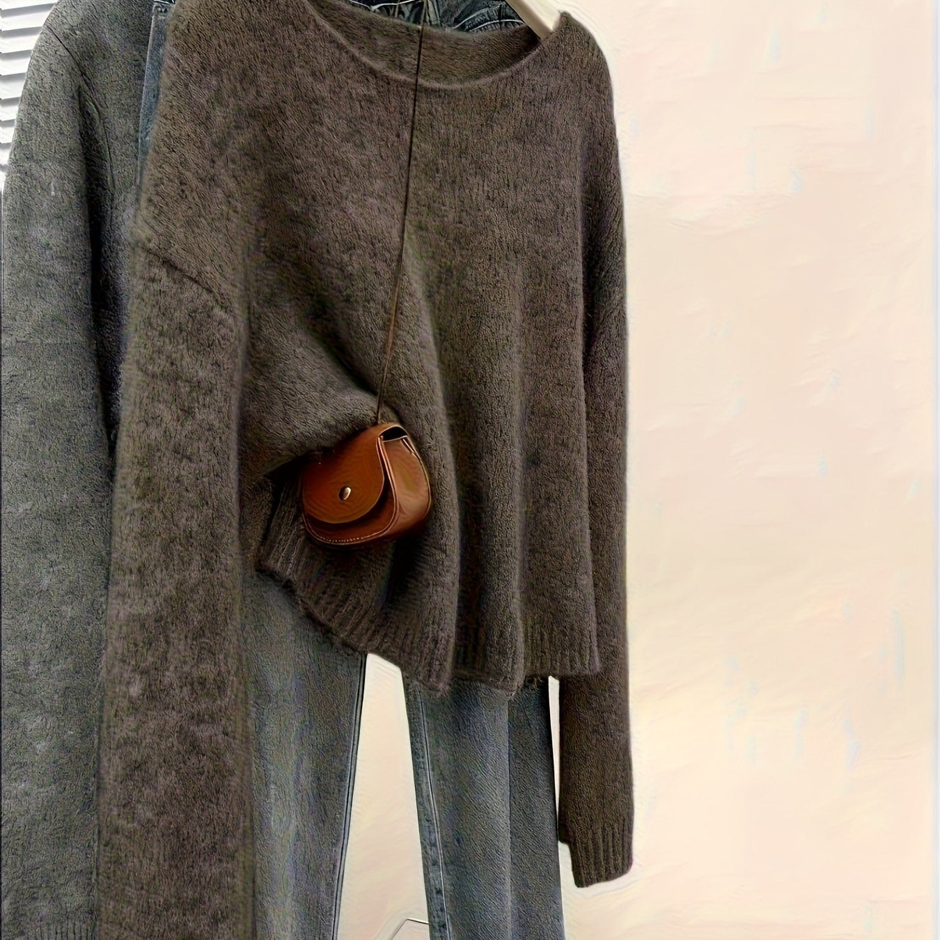 2025 New Christmas Casual Versatile Pullover Soft Short Sweater for Women Autumn Winter Base Layer