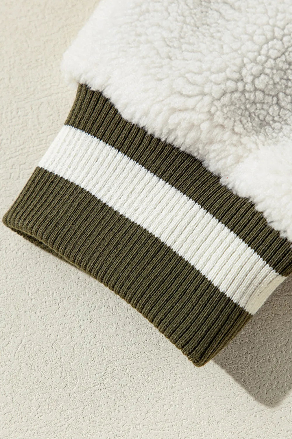 Cord and Sherpa Varsity Jacket