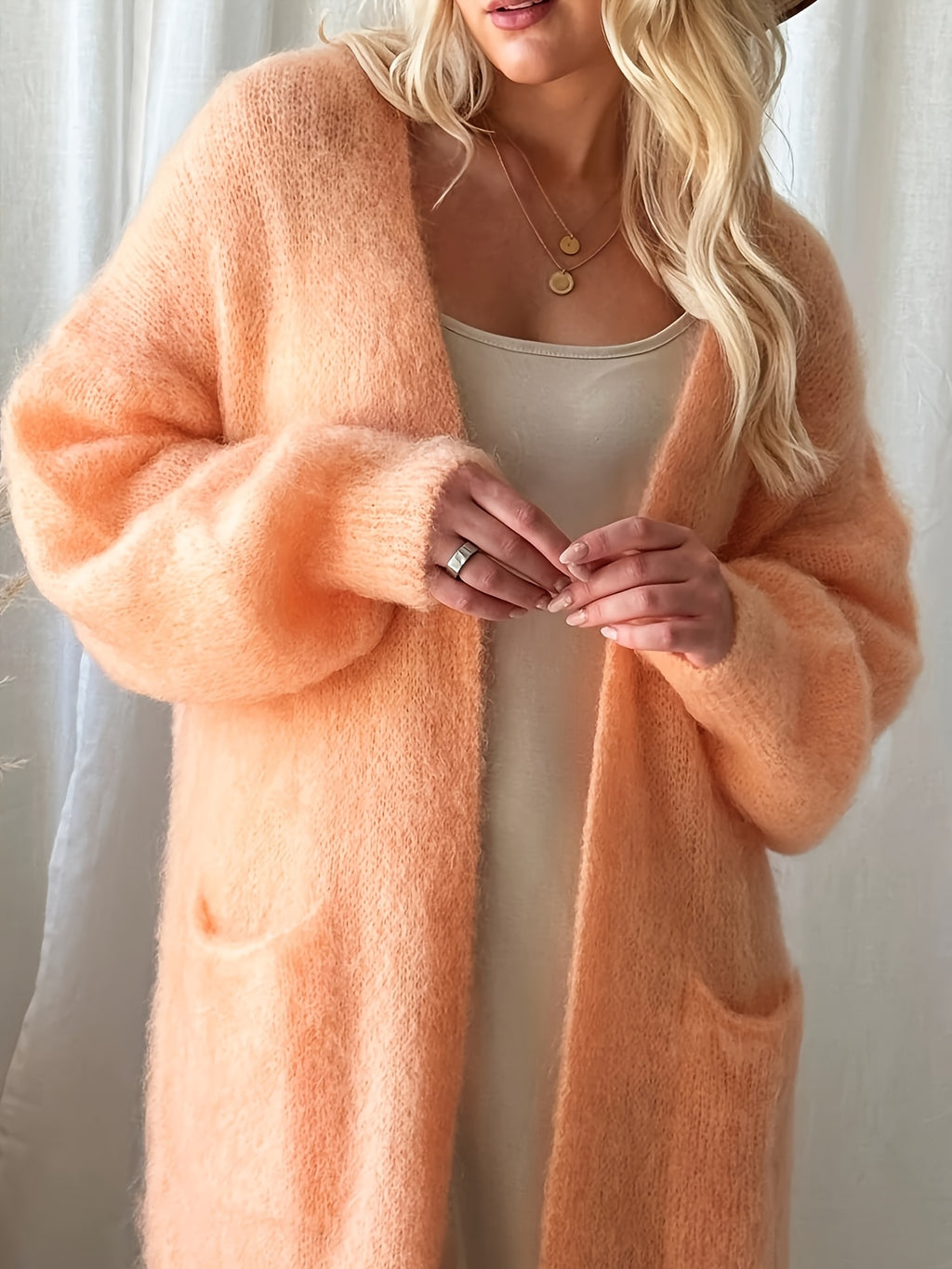 Women's Autumn/Winter Warm Long-Sleeve Cardigan LL425