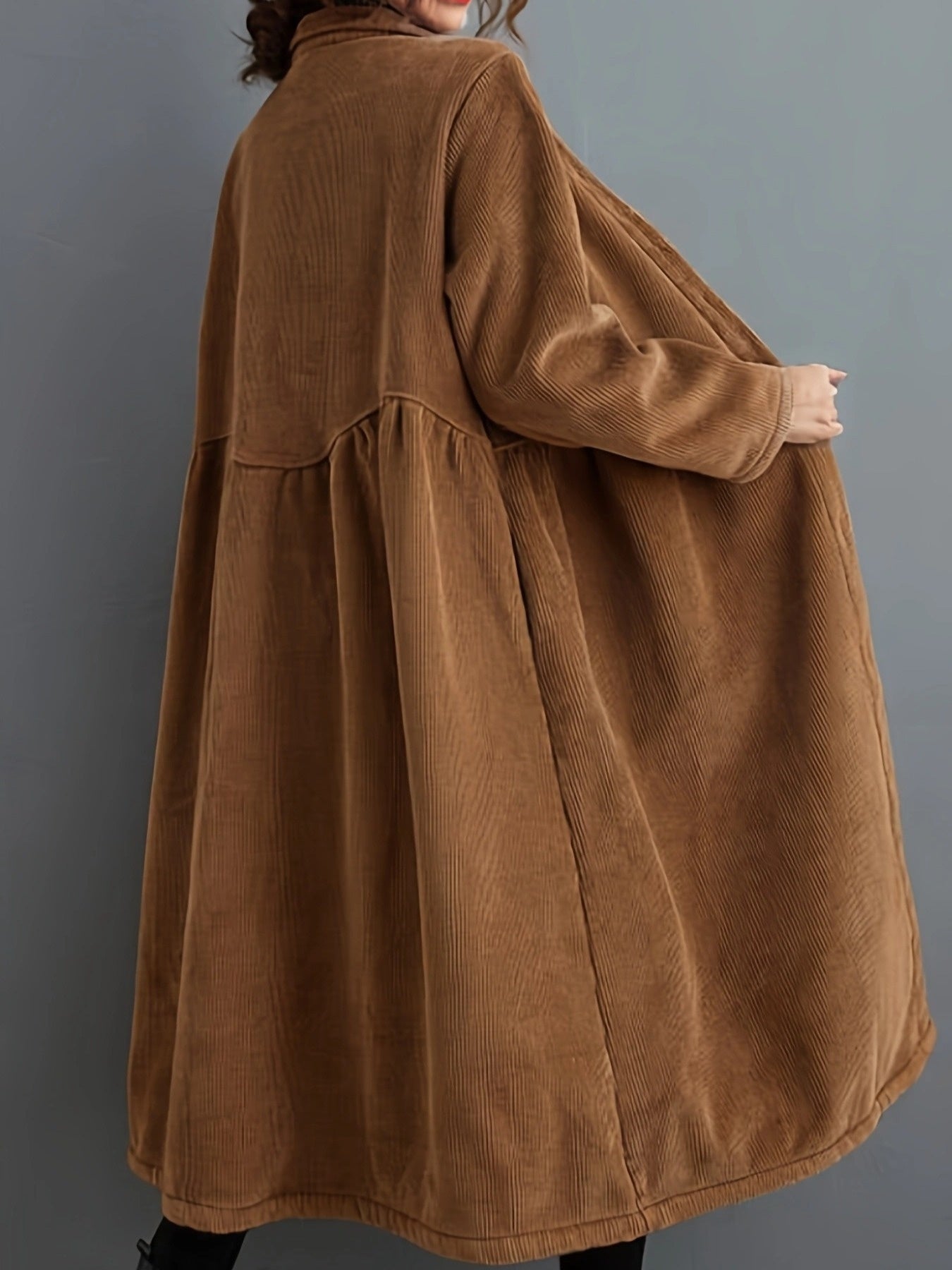 Elegant Brown Trench Coat