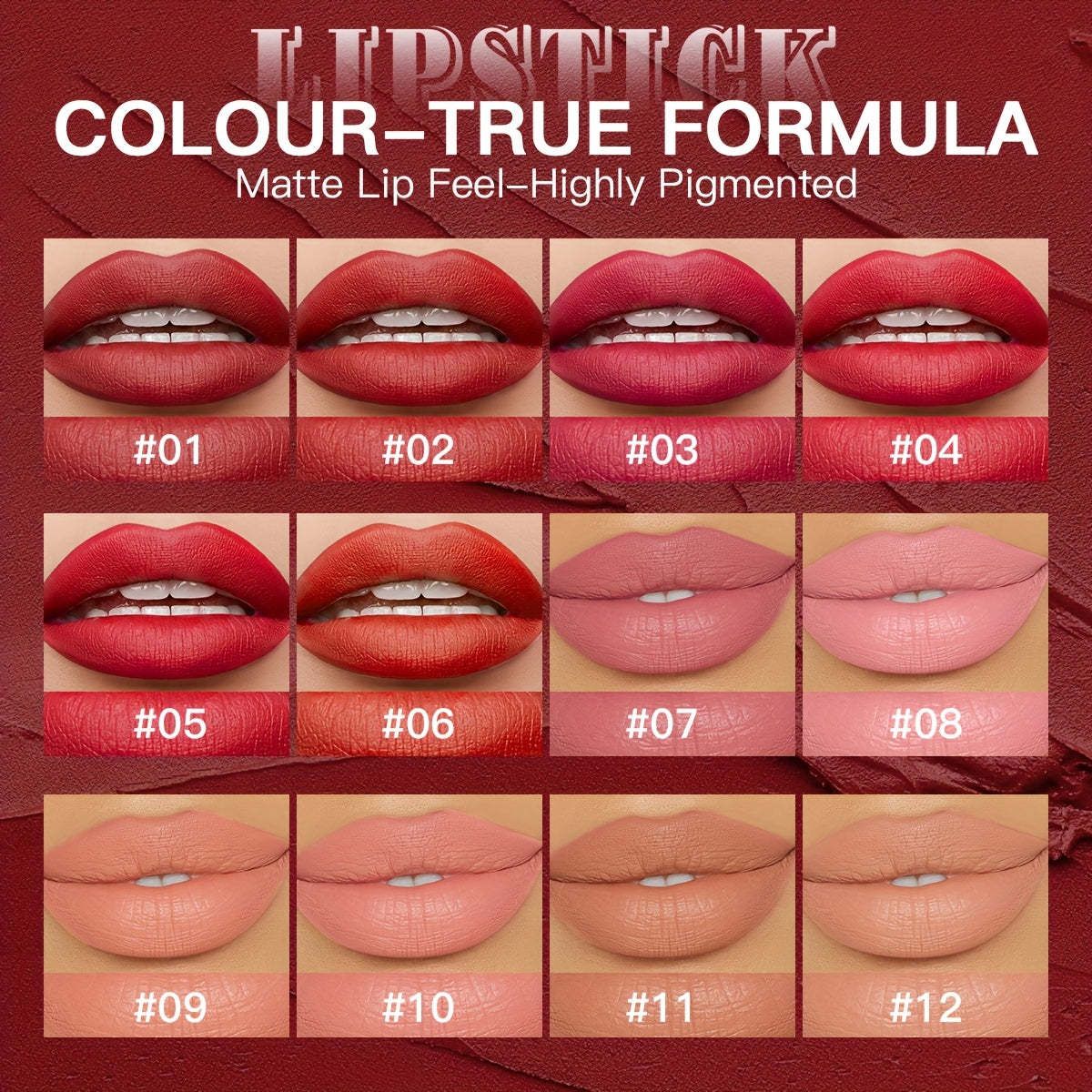 24H Matte Lasting Lipstick
