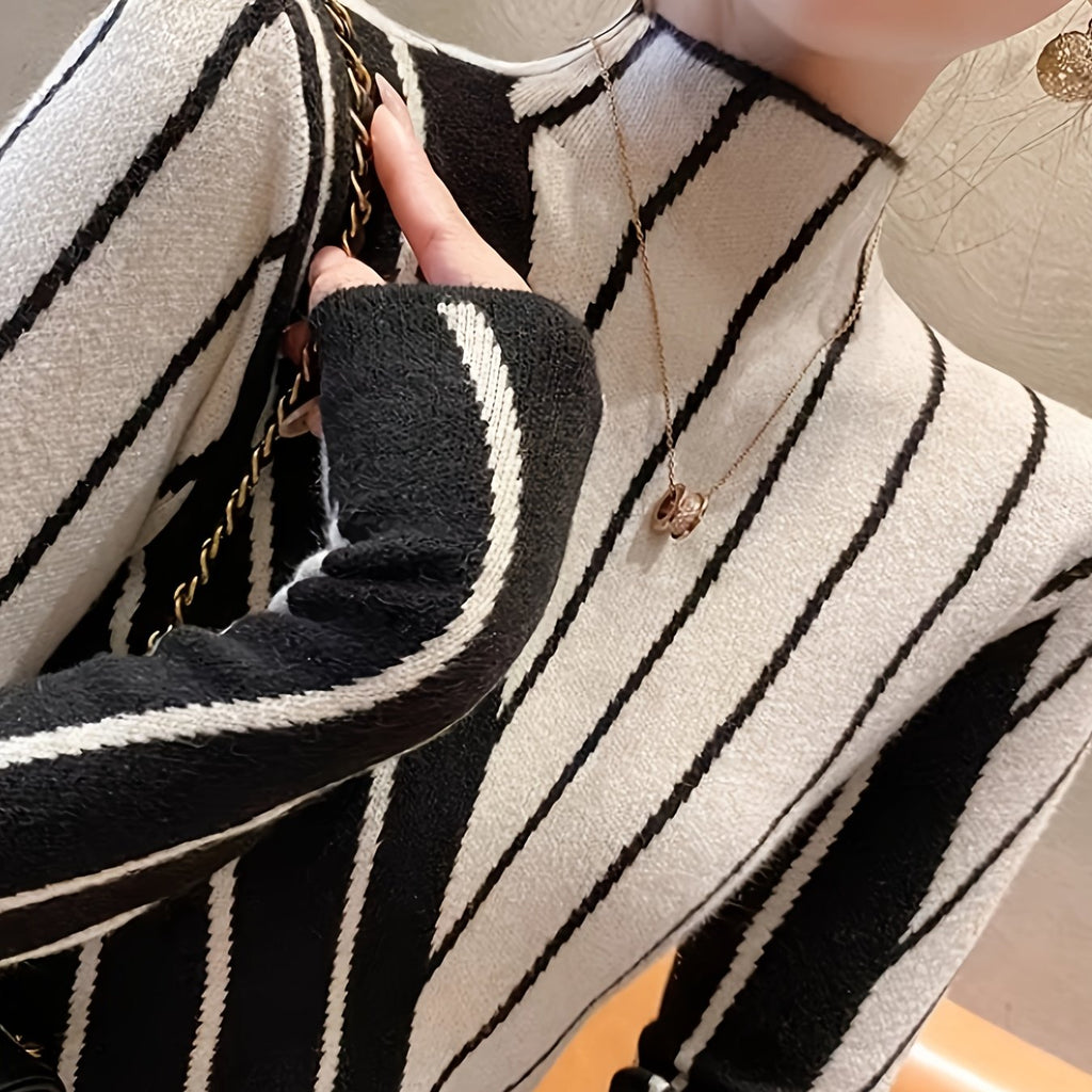 Slim Fit High Neck Sweater