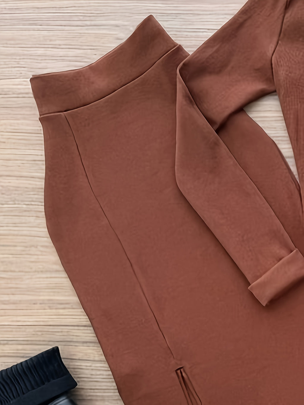 Long Sleeve Top Two-Piece Set with Skirt