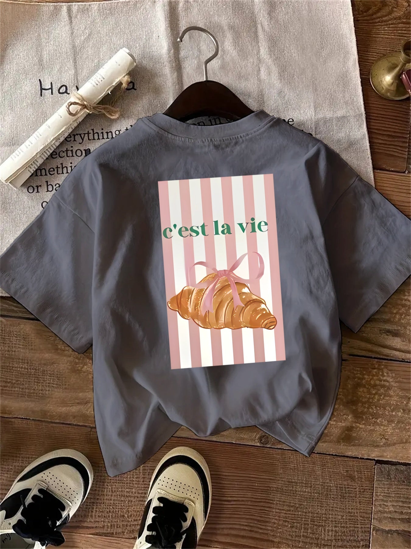 Casual Short Sleeve Crew Neck T-Shirt