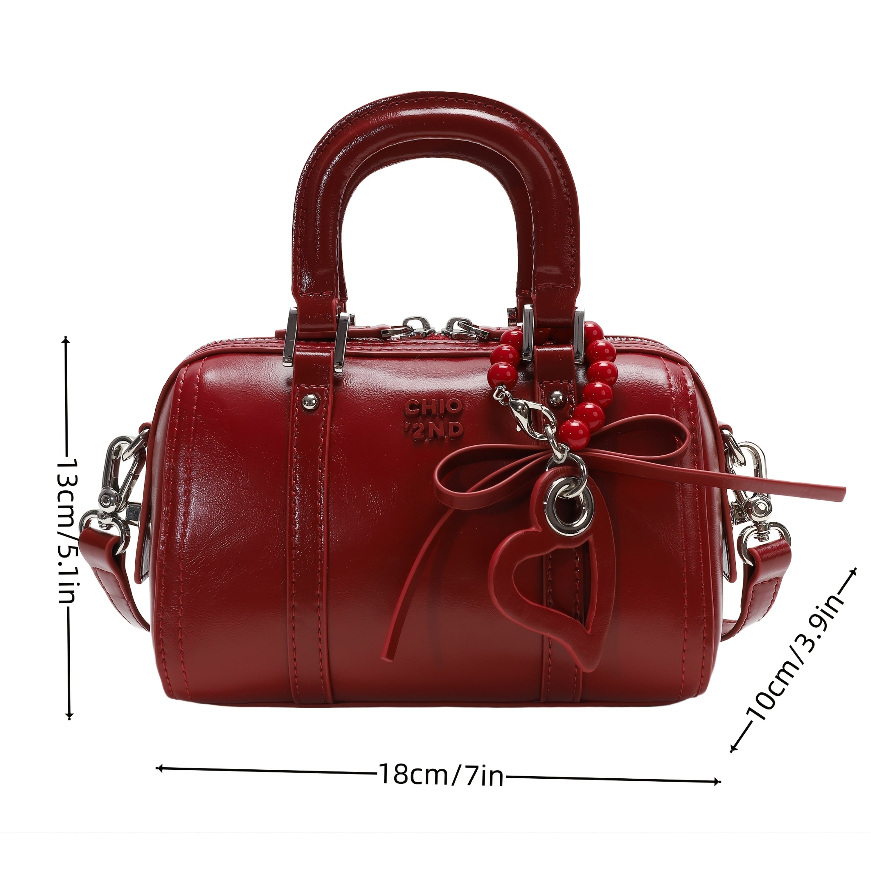 Red Boston Bag
