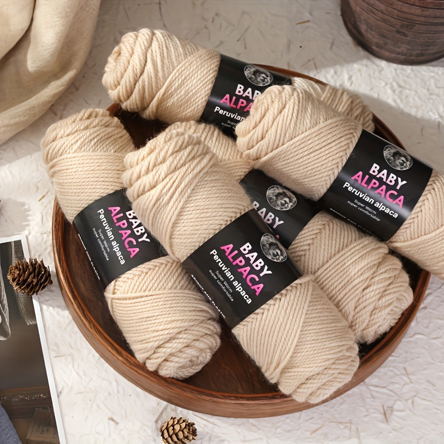 500g (5 Balls) Luxury Alpaca Wool Yarn