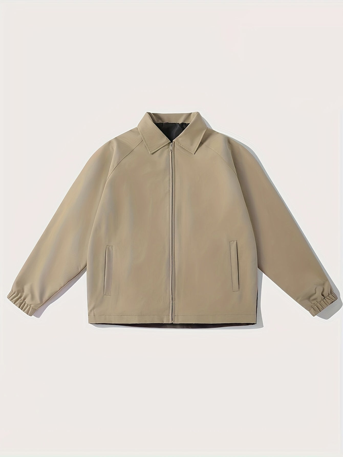 Zip-Up Rose Print Jacket