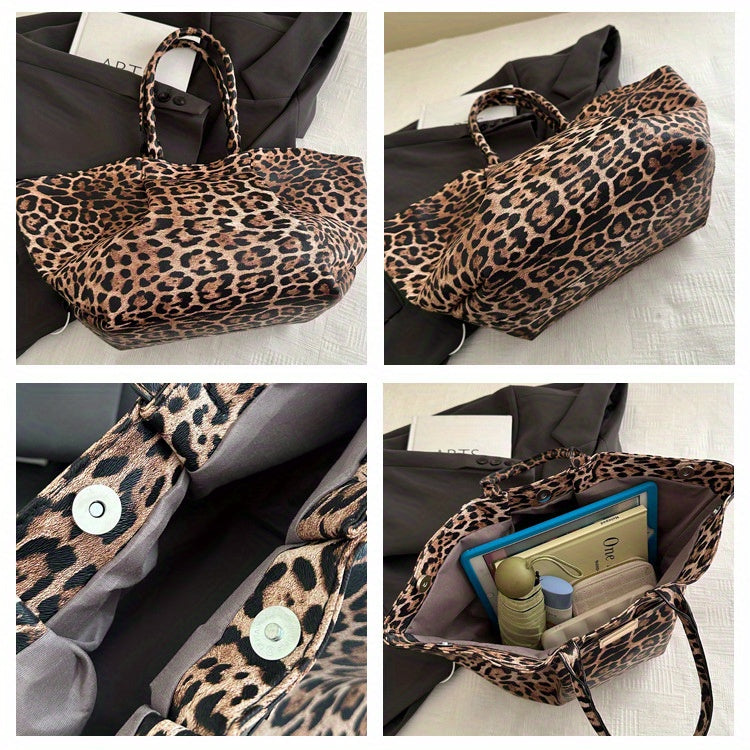 Leopard Print Tote Bag