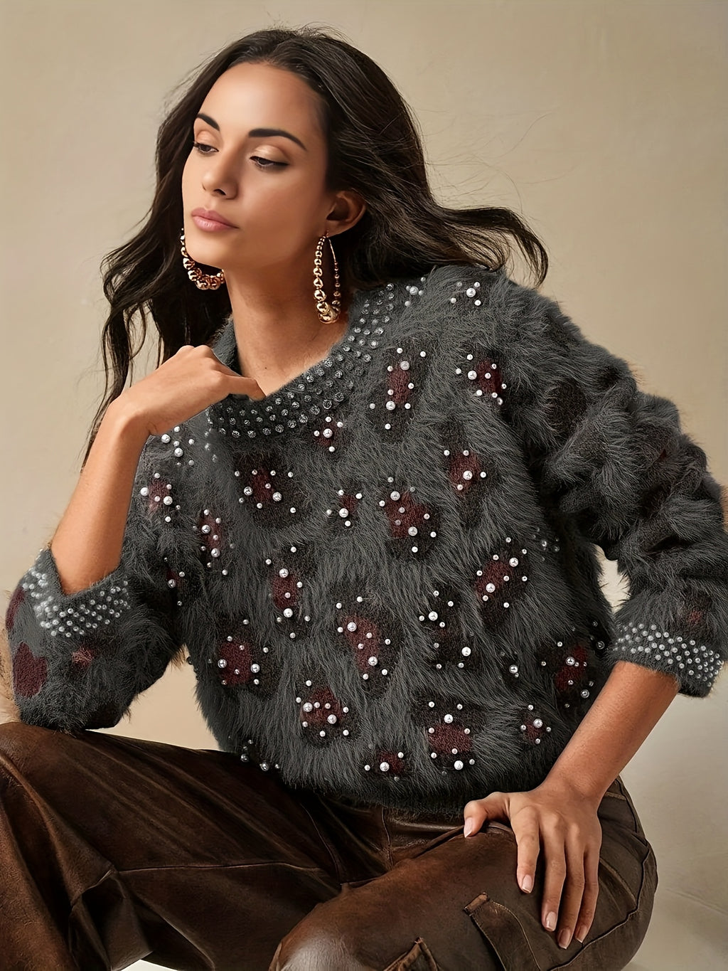 Luxurious Leopard Sweater