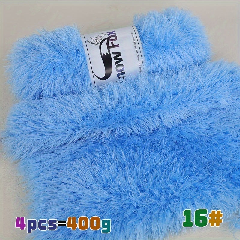 400g Lash Yarn Artificial Fur Fleece Yarn