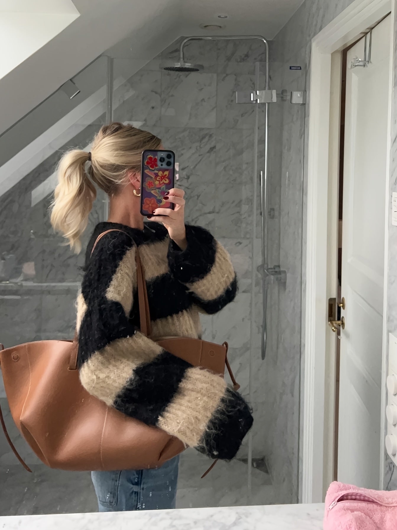 Black & Striped Sweater