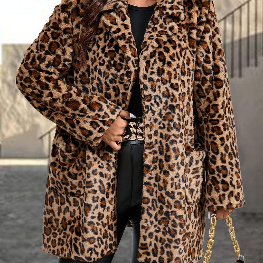 Leopard Print Coat