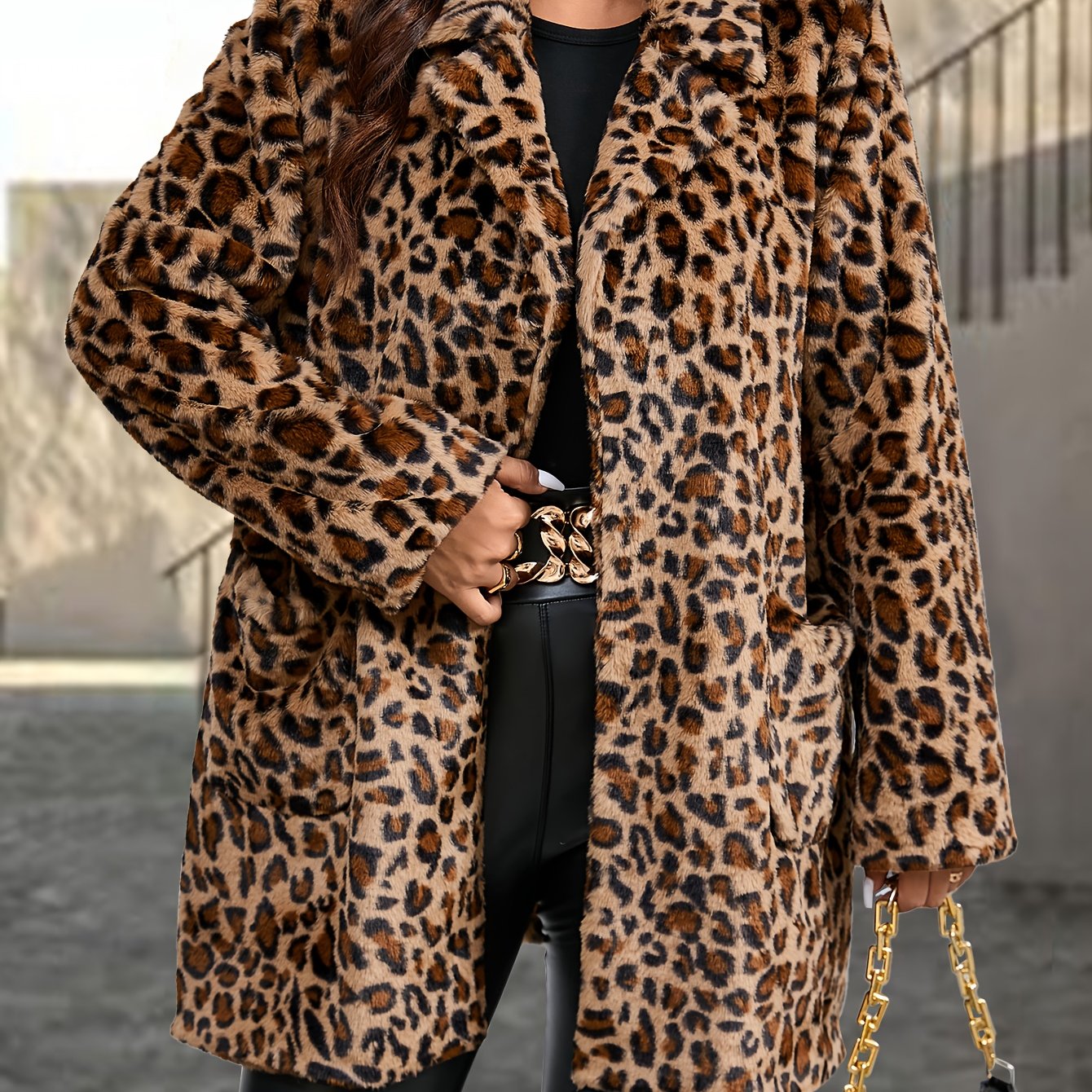 Leopard Print Coat