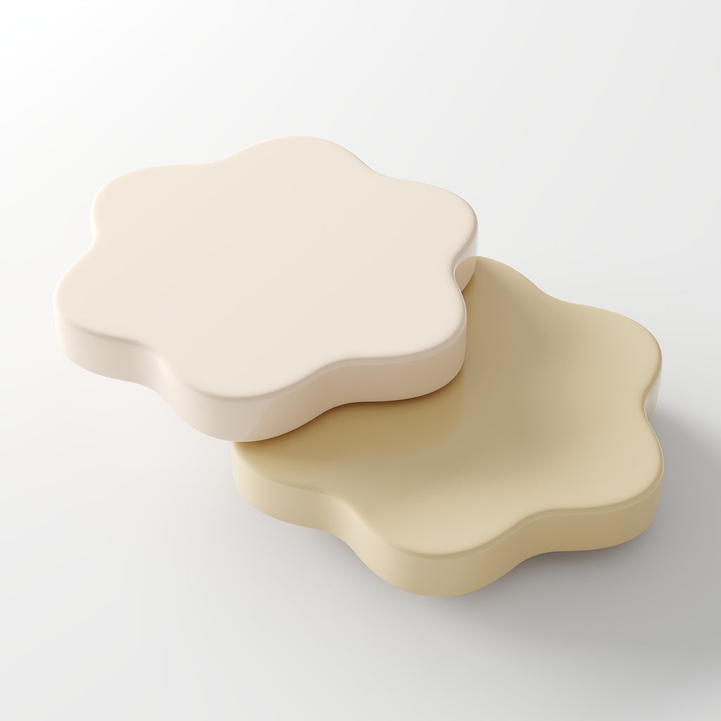 1pcs Italian cream style light luxury modern coffee table, flower double layer rotatable living room small household table, creative design sofa side table