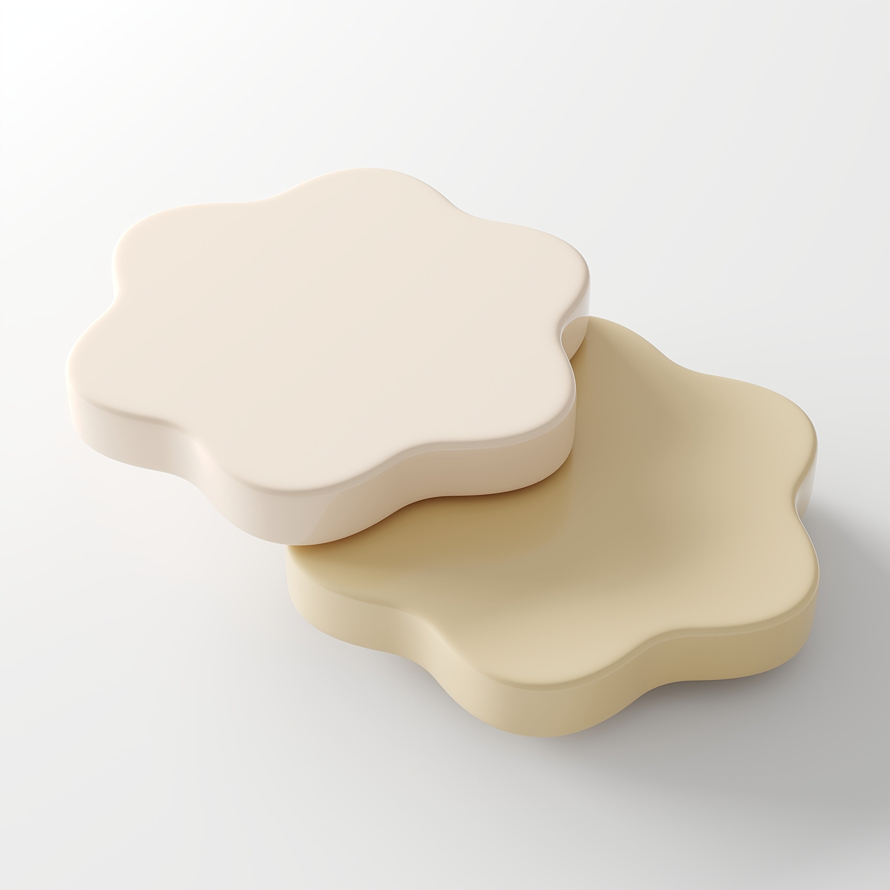 1pcs Italian cream style light luxury modern coffee table, flower double layer rotatable living room small household table, creative design sofa side table