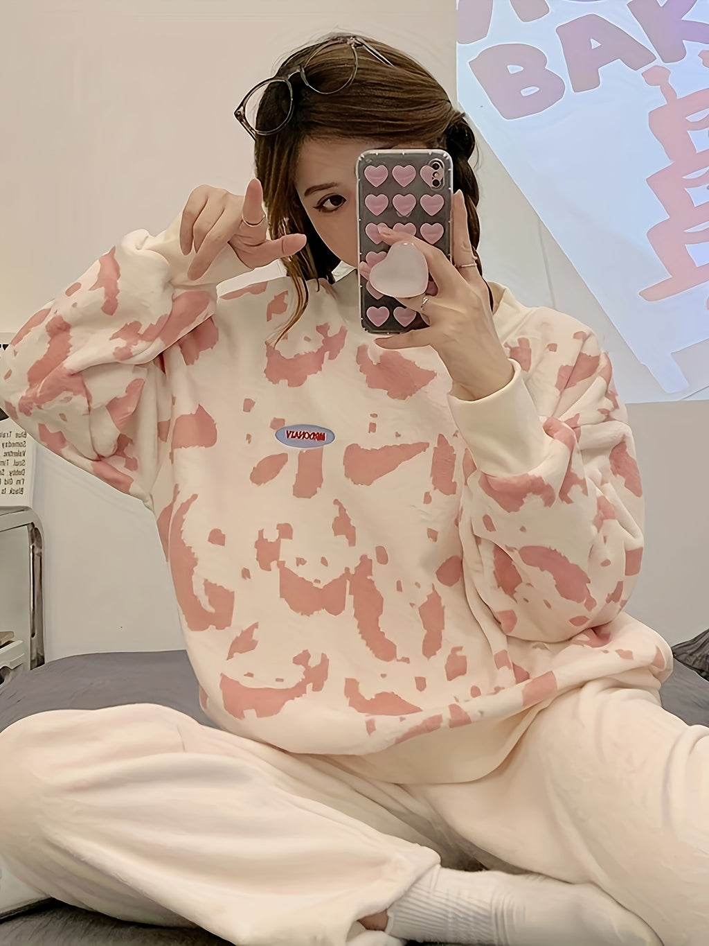 Coral Fleece Pajama Set