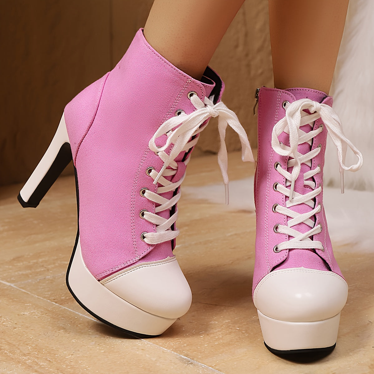 Chunky Platform Ankle Boots