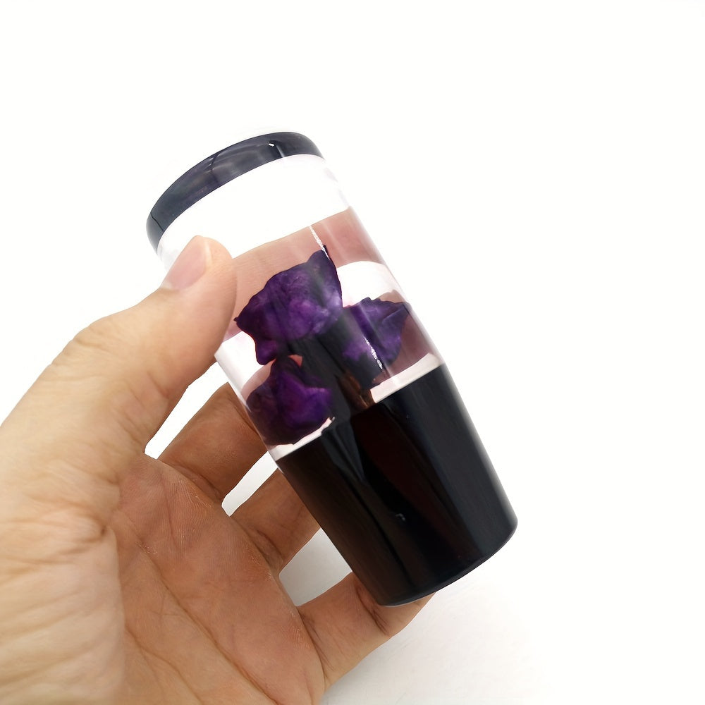 Unique Rose-Shaped 4" Resin Crystal Gear Shift Knob