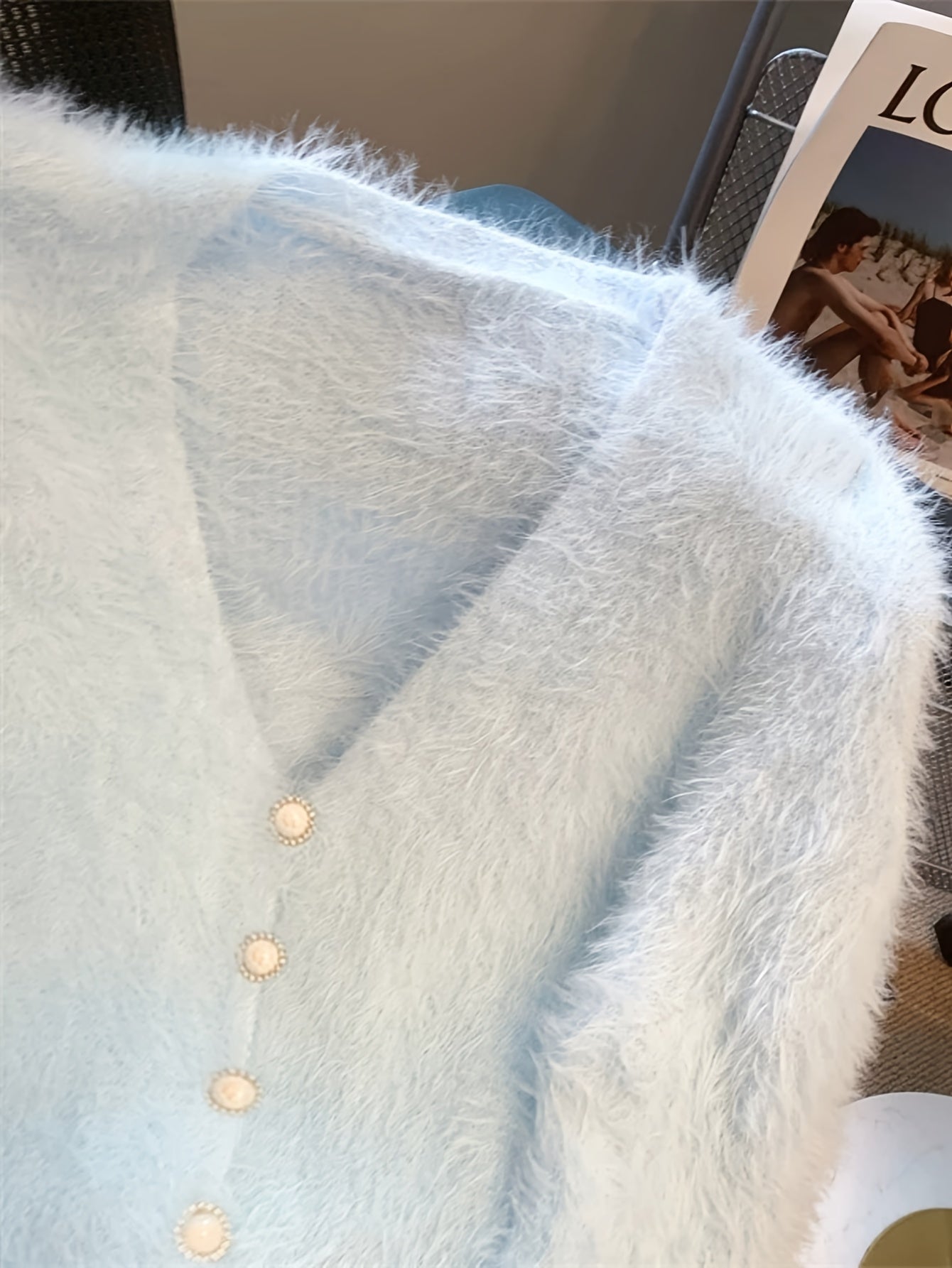 V-Neck Soft Cardigan