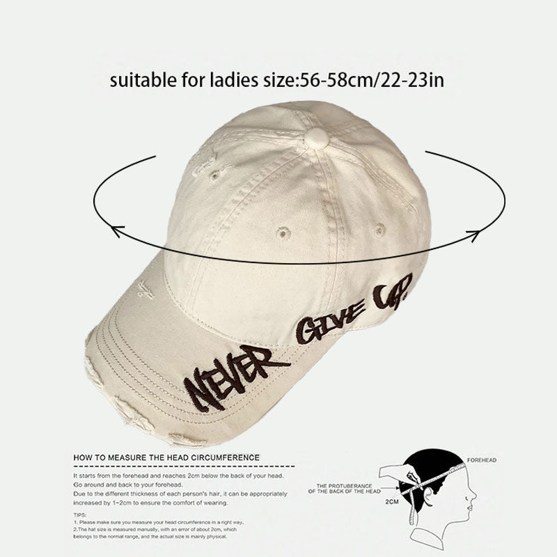 Distressed Baseball Cap