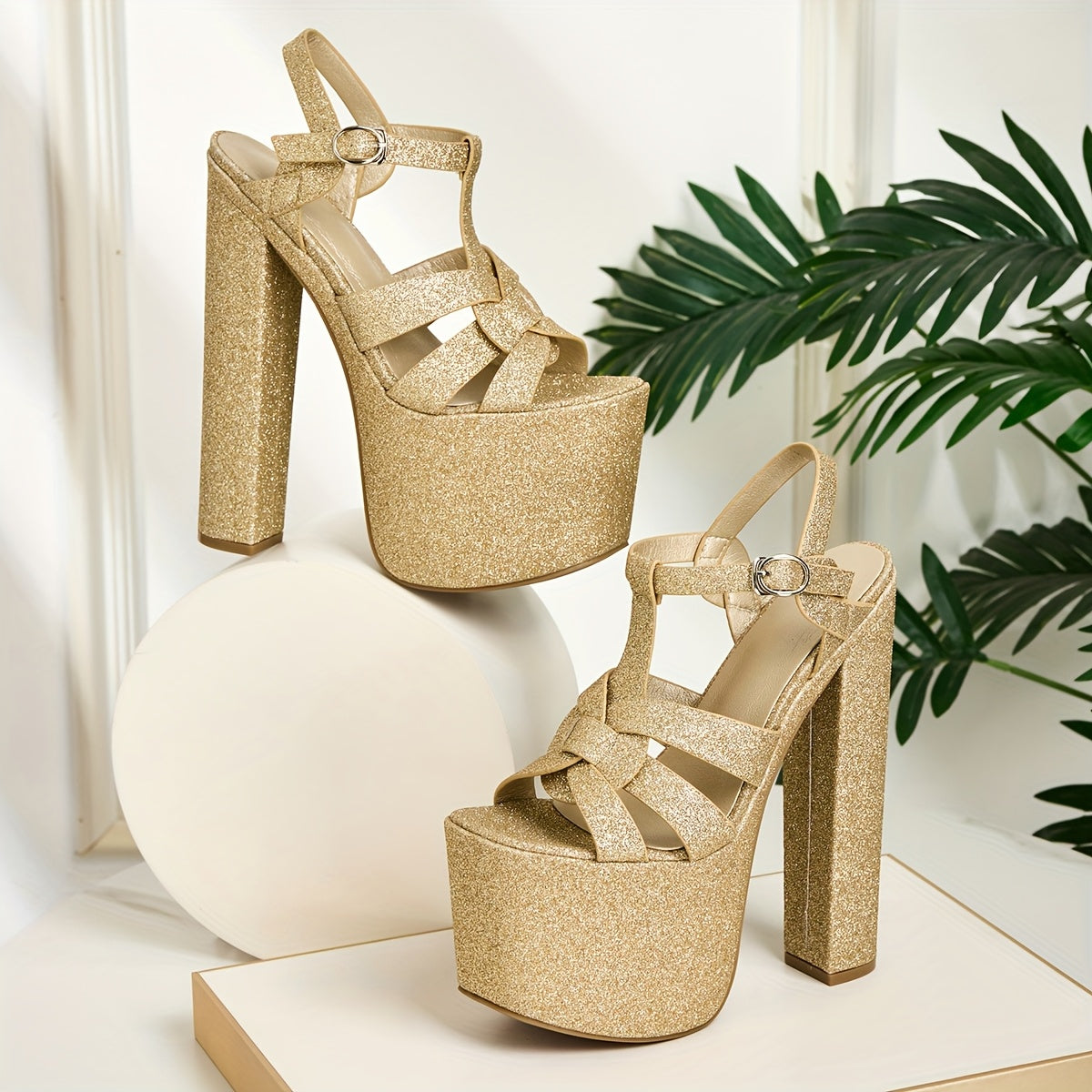 Platform High Heel Sandals