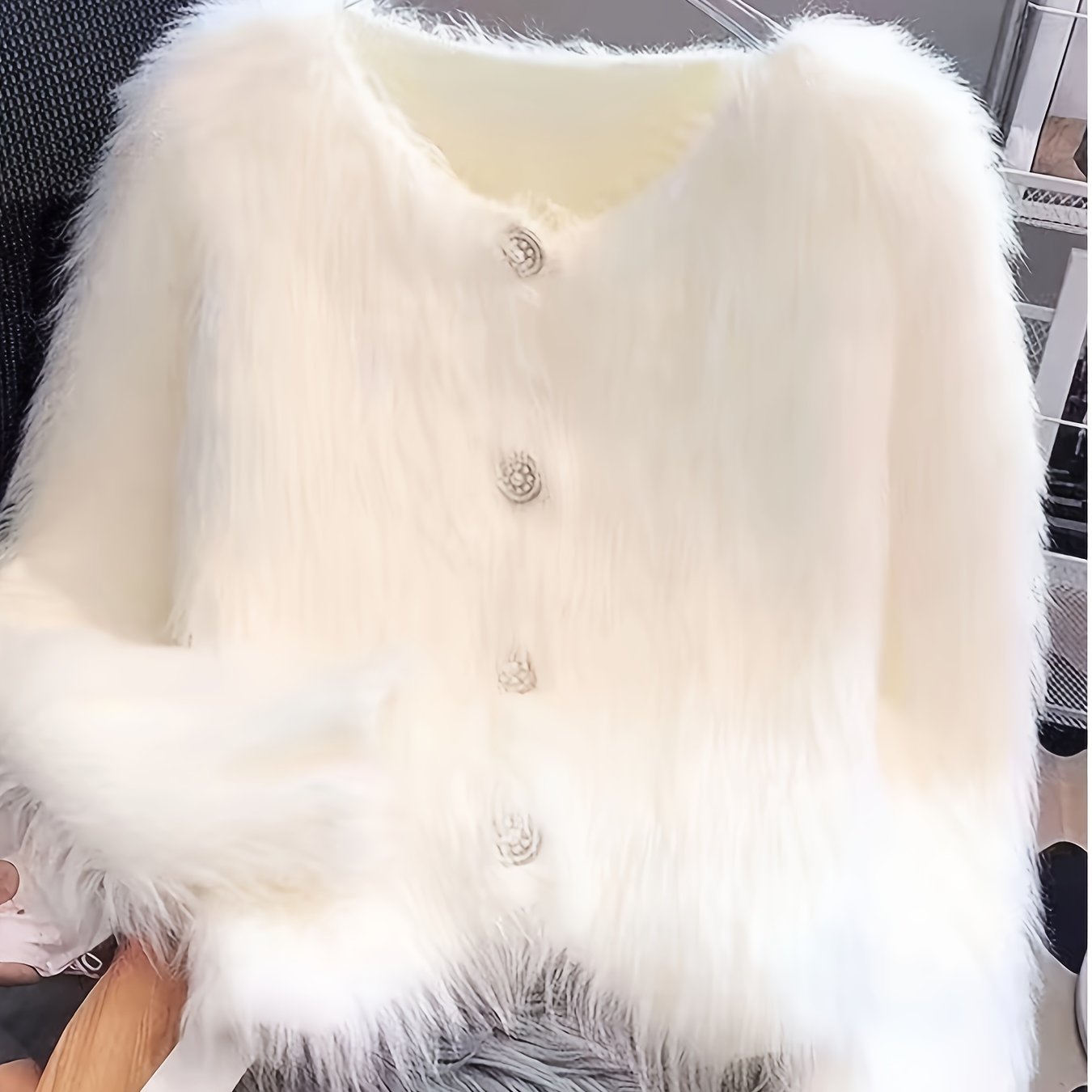 Soft Fleece Elegant Cardigan