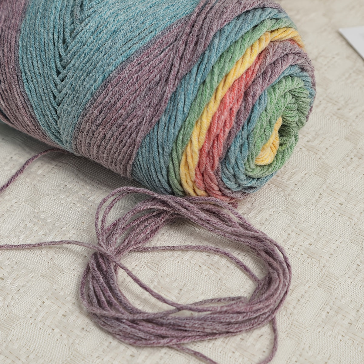 {2pcs} Rainbow Milk Yarn