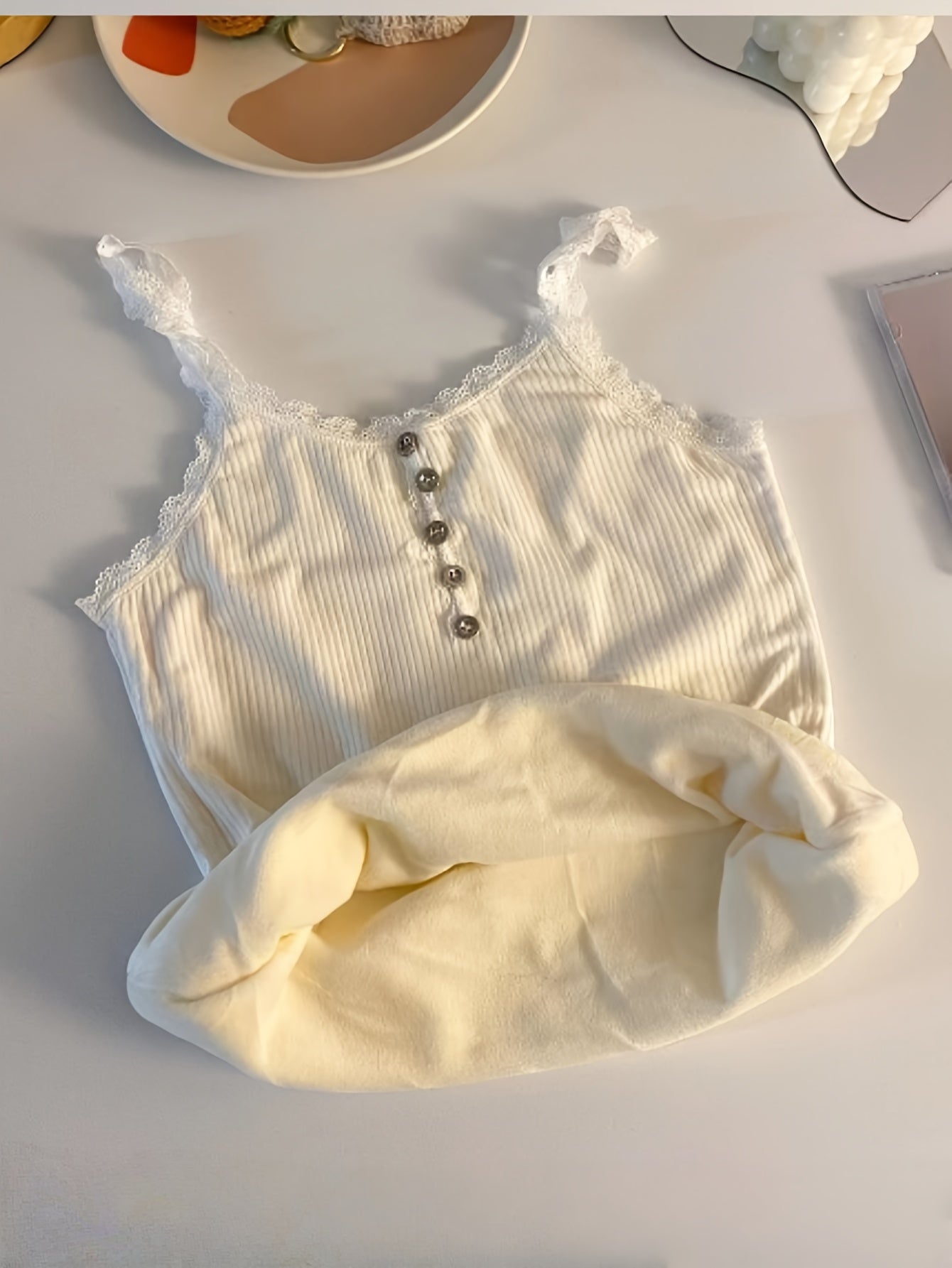 {3pcs} Fleece Sleeveless Blouses