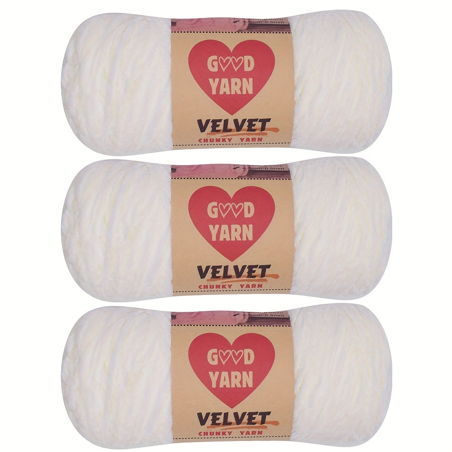 600g Big Chenille Velvet Yarn