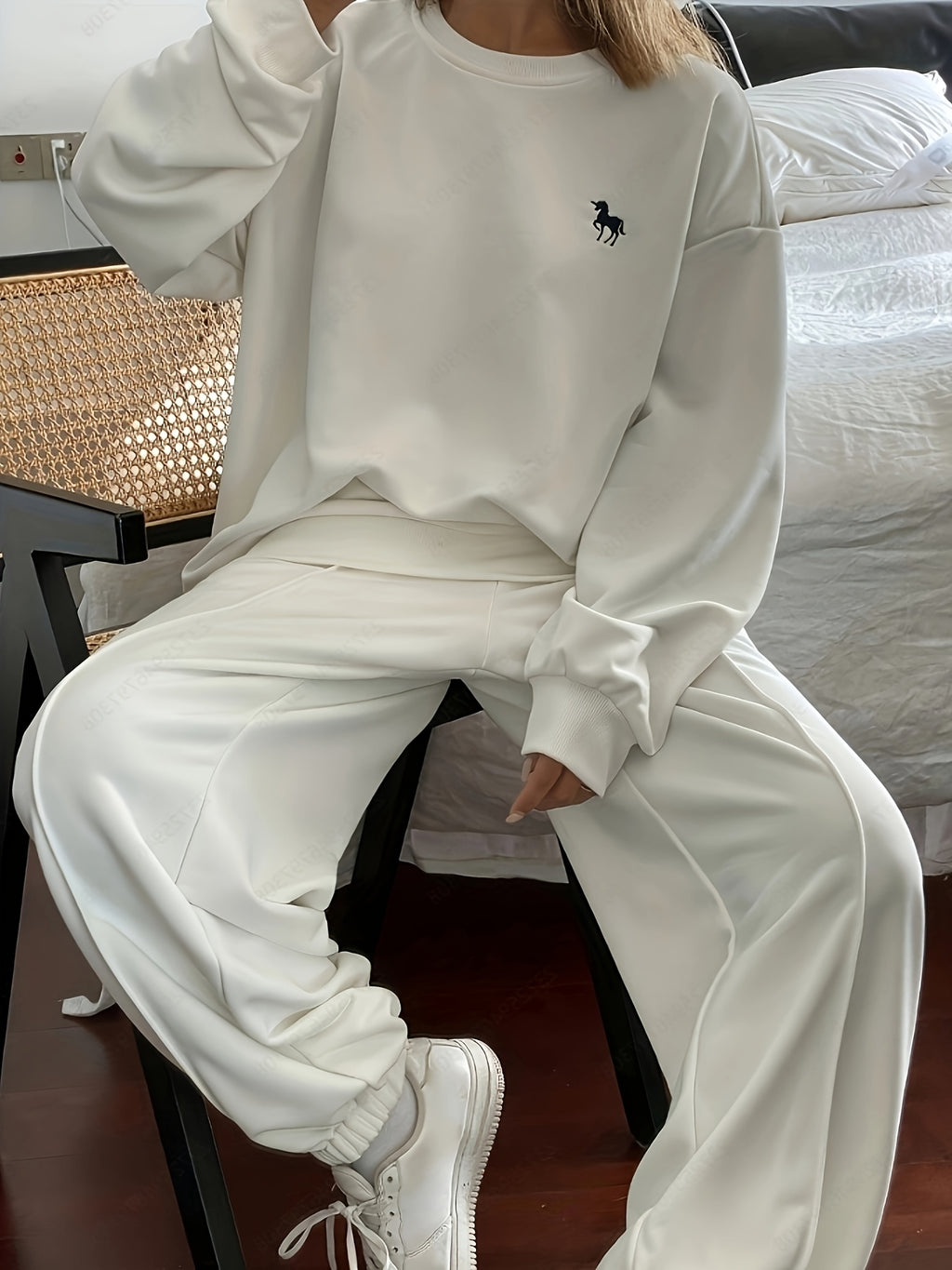 Casual Sweatshirt and Pants Set