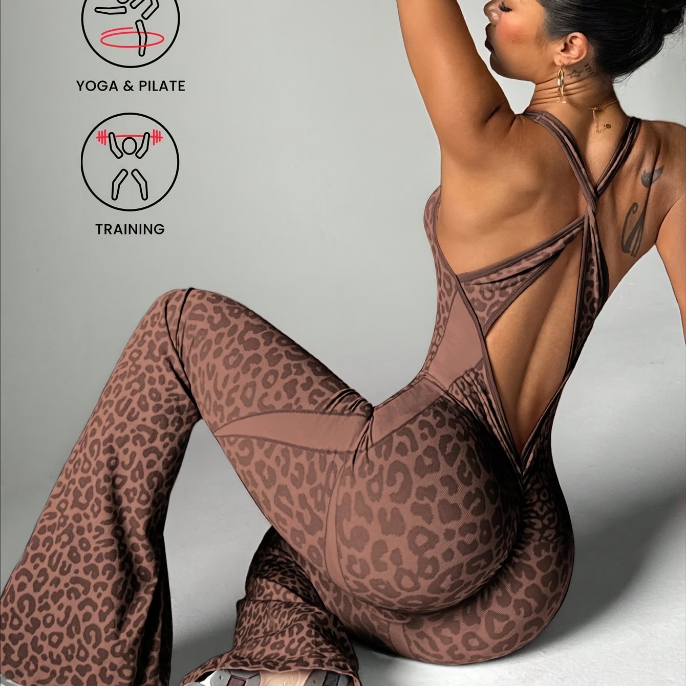 Leopard Print Jumpsuit