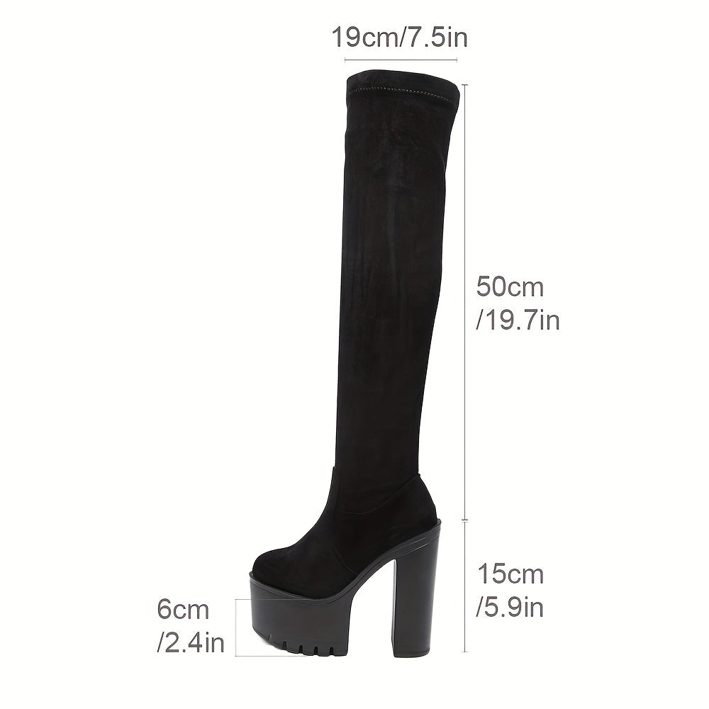 Block Heeled Boots