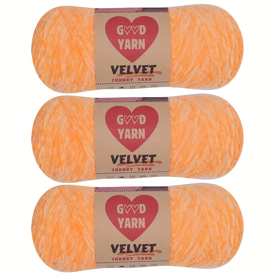 600g Big Chenille Velvet Yarn