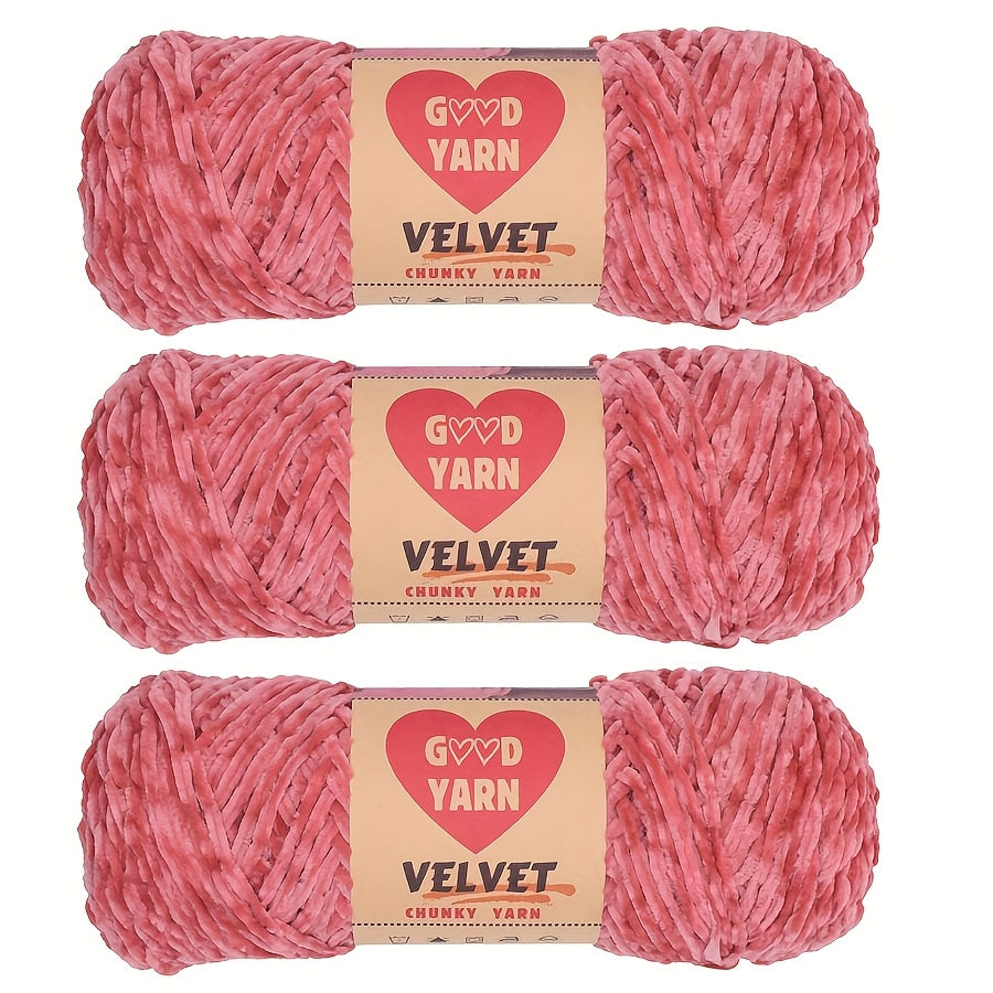600g Big Chenille Velvet Yarn