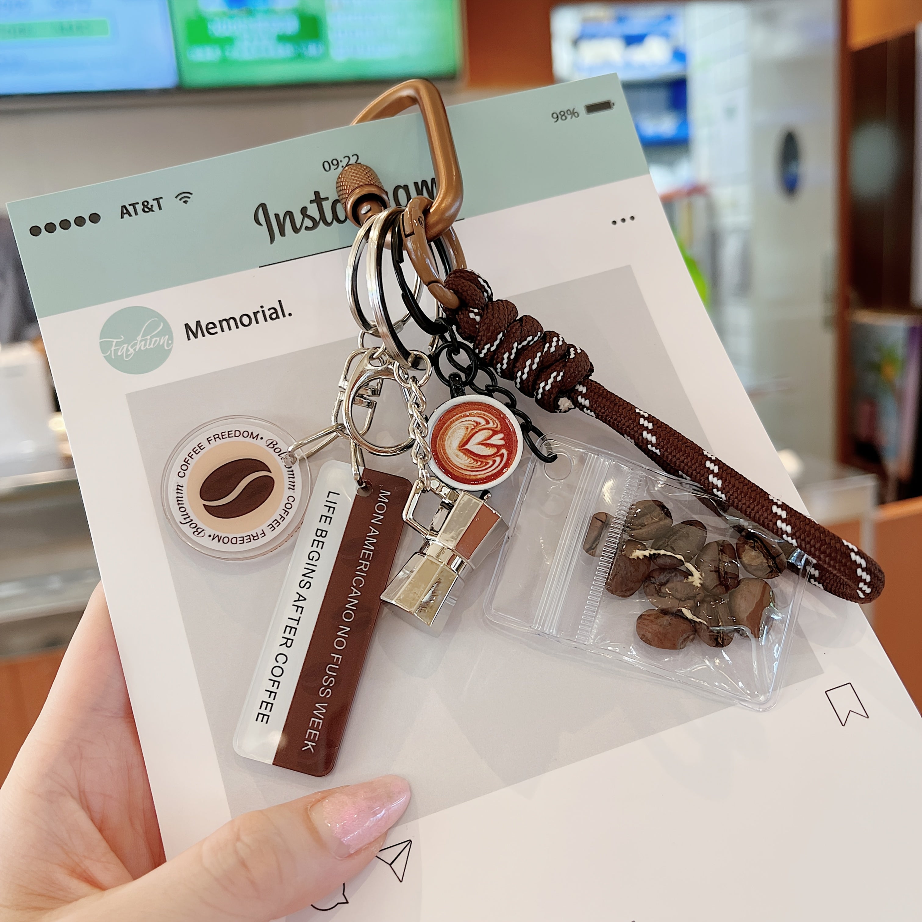 Dopamine Color Keychain