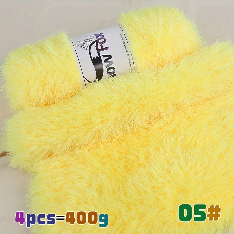400g Lash Yarn Artificial Fur Fleece Yarn