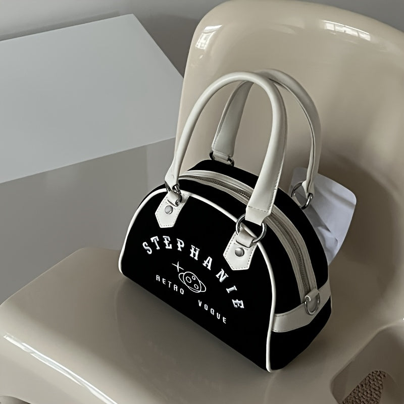 Vintage American Baseball Bag Vintage High-End Sweet Cool Boston Shoulder Crossbody Bag