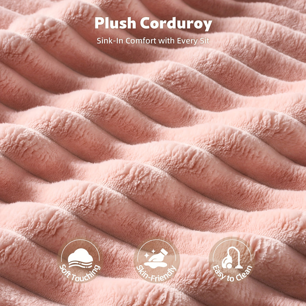 Oversized O-Shape Luxurious Modular Boneless Couch