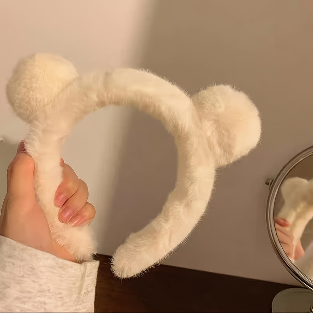 {2pcs} Plush Bear Ear Headbands