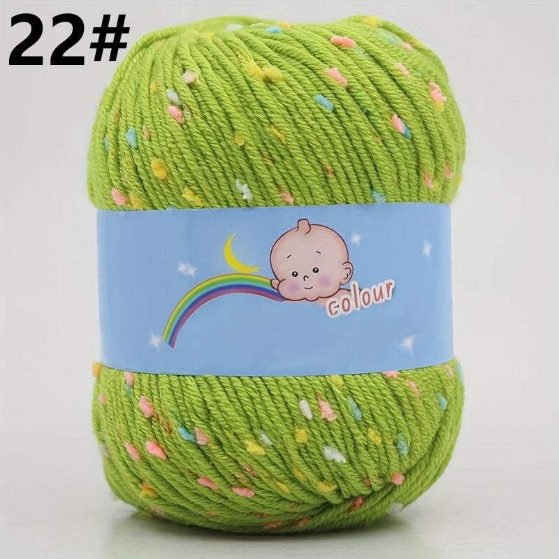 5rolls/0.55lb Color Dot Fleece Ball