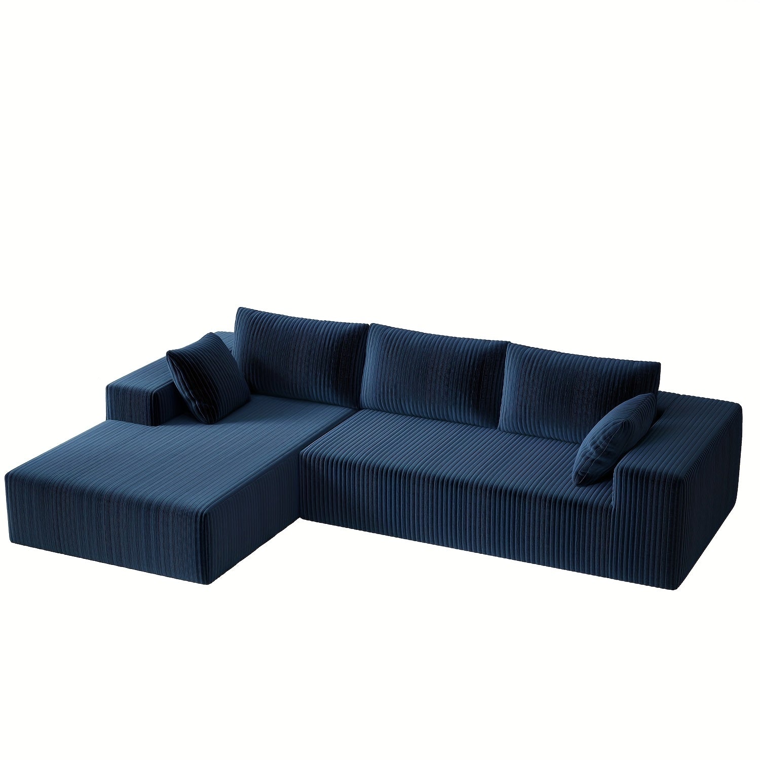 Modern Modular L-Shaped Living Room Cloud Sofa Set