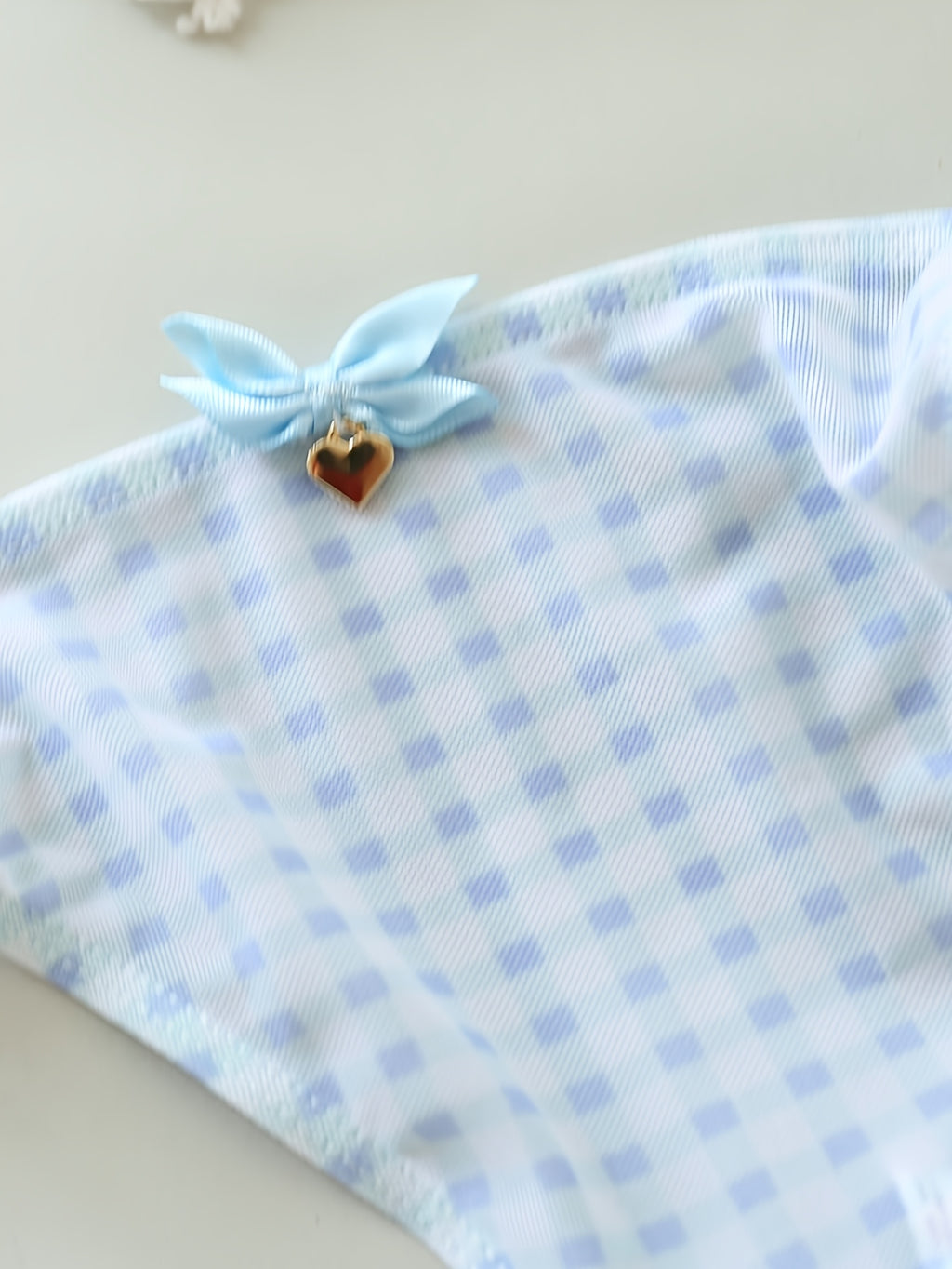 Sheer Lace-like Mesh Thong Underwear